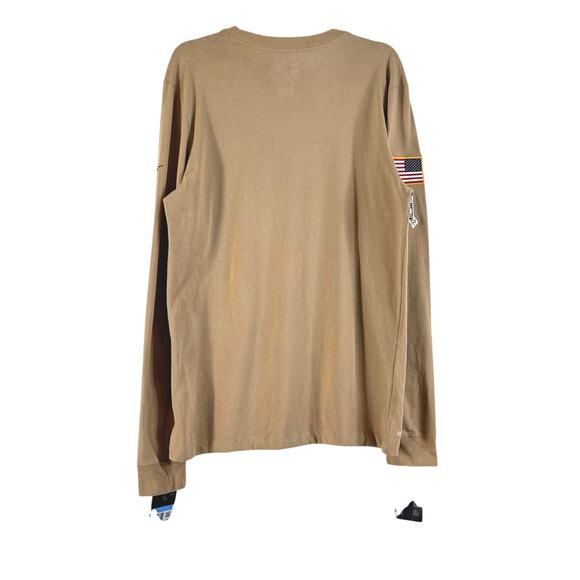 Los Angeles Rams Salute to Service Nike Performance Long Sleeve T-Shirt Tan - Picture 10 of 13